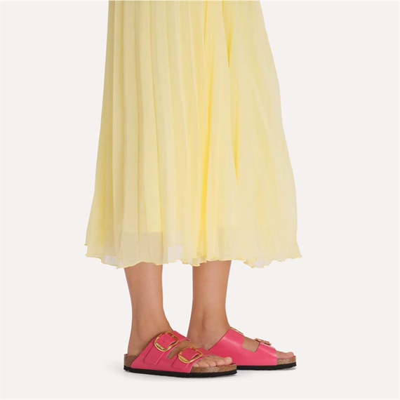 Birkenstock Arizona Big Buckle Sandaler, High-Shine Fuchsia Tulip 